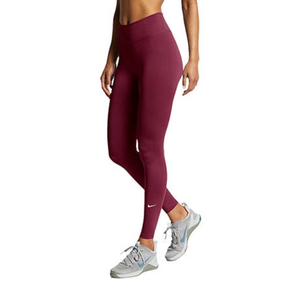 Nike Pants - Nike Maroon Red Full Length Skinny Leggings Sz XS